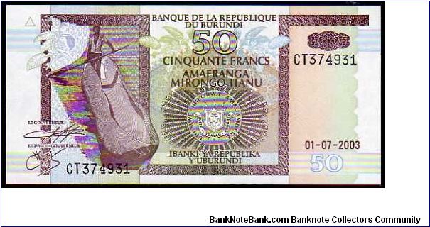 50 Francs__
Pk 36__
01-July-2000 Banknote