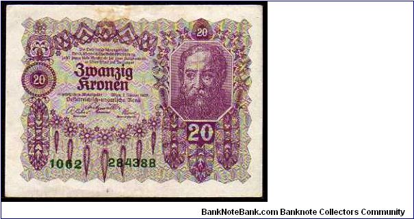 20 Kronen__
Pk 76 Banknote