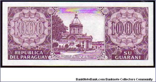 Banknote from Paraguay year 2002
