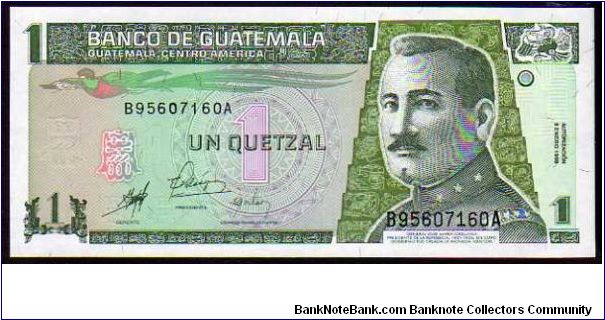 1 Quetzal
Pk 99 Banknote