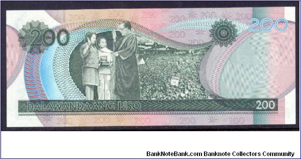 Banknote from Philippines year 2000