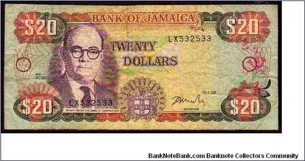 20 Dollars
Pk 72f Banknote
