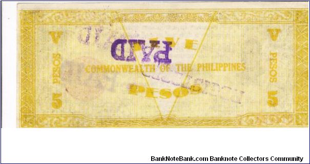 Banknote from Philippines year 1942