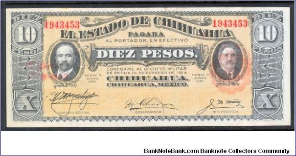 P-S535a 10 pesos Banknote