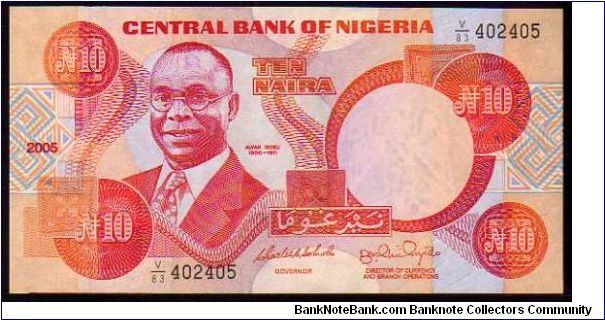 10 naira
Pk 25i Banknote