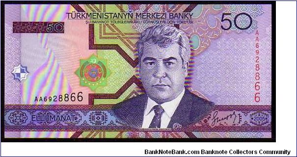 50 Manat
Pk New Banknote