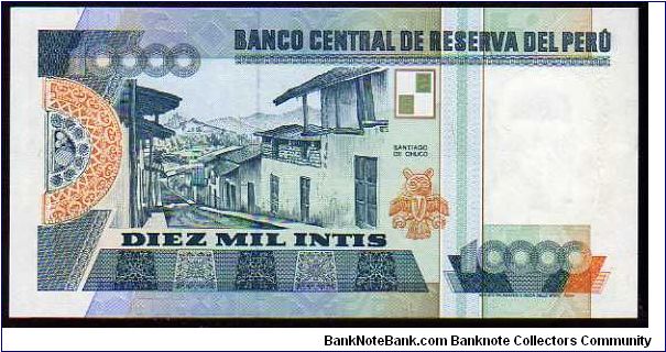 Banknote from Peru year 1988