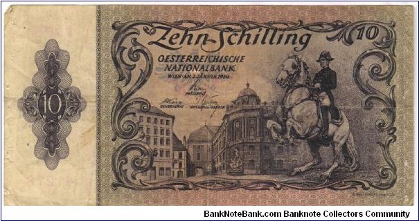 10 schilling Banknote