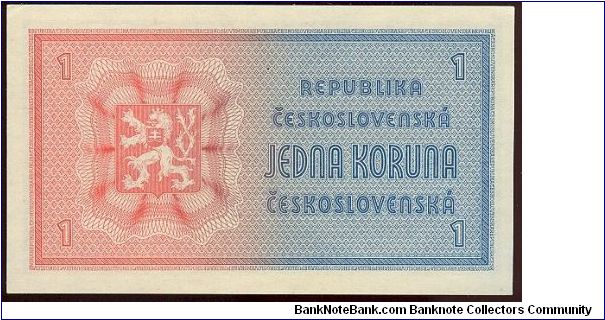 Banknote from Czech Republic year 1946