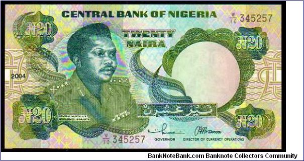 20 Naira
Pk 26b Banknote