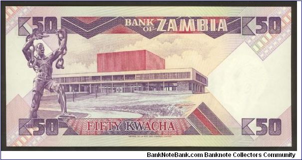 Banknote from Zambia year 1986