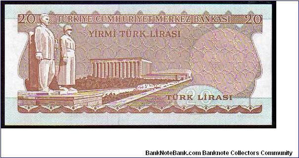 Banknote from Turkey year 1974