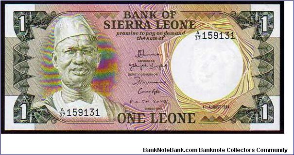 1 Leone
Pk 5e Banknote