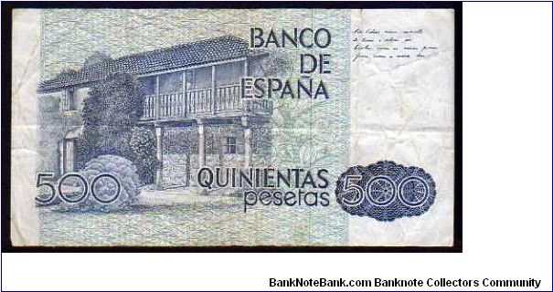 Banknote from Spain year 1978