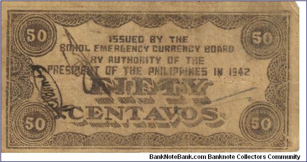 Banknote from Philippines year 1942