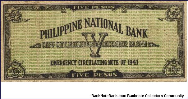 Banknote from Philippines year 1941