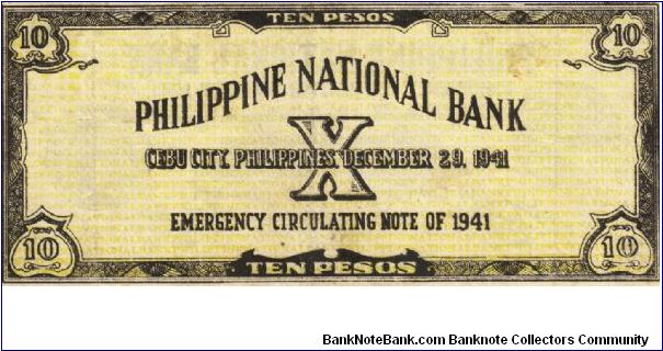 Banknote from Philippines year 1941