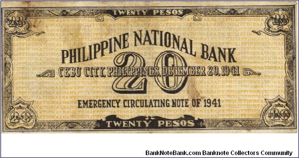 Banknote from Philippines year 1941