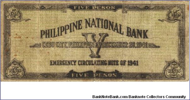 Banknote from Philippines year 1941