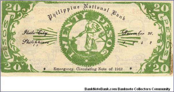 Banknote from Philippines year 1942