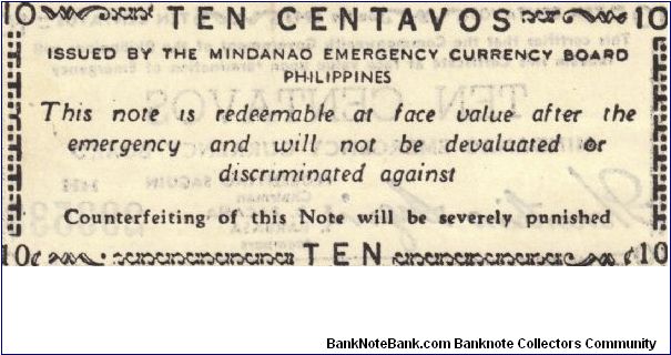 Banknote from Philippines year 1943