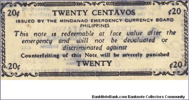 Banknote from Philippines year 1943