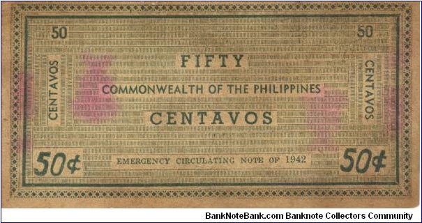 Banknote from Philippines year 1942