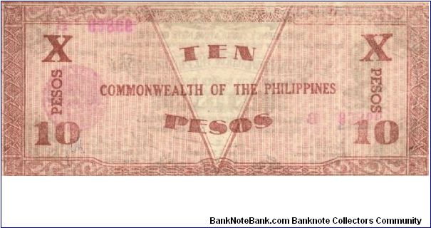 Banknote from Philippines year 1942