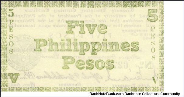 Banknote from Philippines year 1943