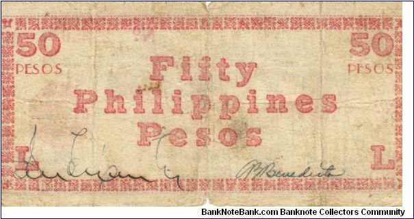 Banknote from Philippines year 1943