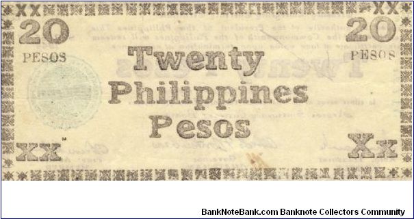 Banknote from Philippines year 1944