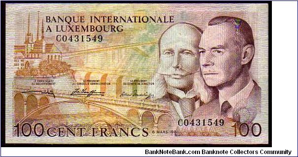 100 Francs__
Pk# 14a Banknote