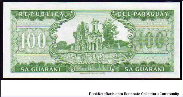 Banknote from Paraguay year 1982