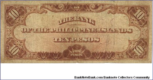 Banknote from Philippines year 1933