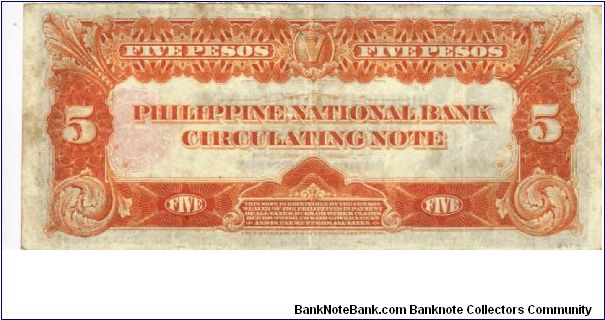 Banknote from Philippines year 1937