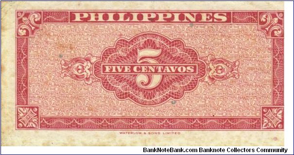 Banknote from Philippines year 1949