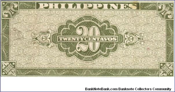 Banknote from Philippines year 1949