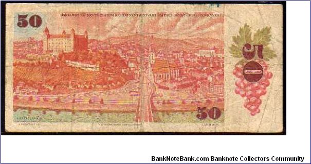 Banknote from Czech Republic year 1987