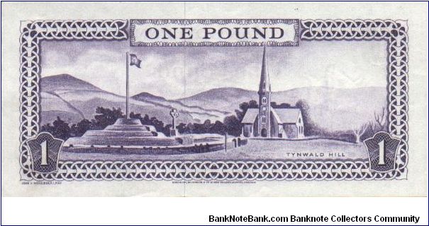 Banknote from Isle of Man year 1961