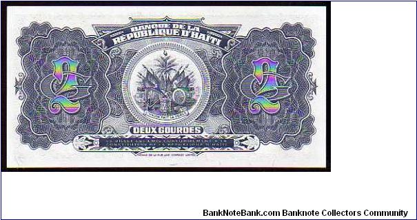 Banknote from Haiti year 1992