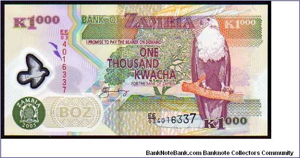 1000 Kwacha
Pk 45b Banknote