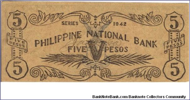 Banknote from Philippines year 1942