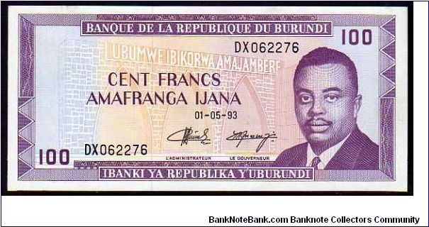 100 Francs__
Pk 29__

01-05-1993
 Banknote