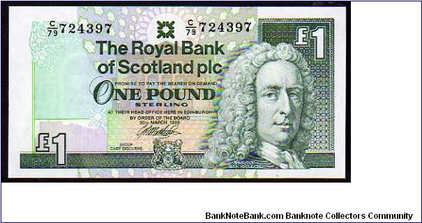 1 Pound
Pk 351d Banknote