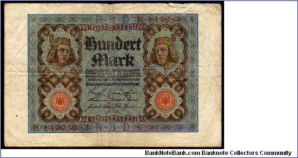 100 Mark
Pk 69a Banknote