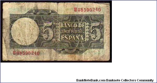 Banknote from Spain year 1948