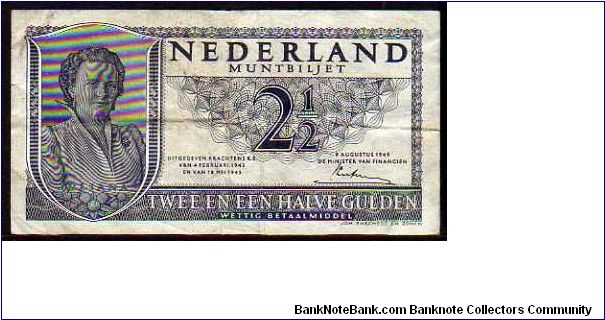 2,1/2 Gulden
Pk 73 Banknote
