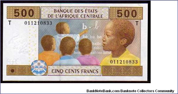 *CENTRAL AFRICAN STATES*
__

*CONGO REPUBLIC*
__

500 Francs__
pk# 106t__

Country Code -T- Banknote