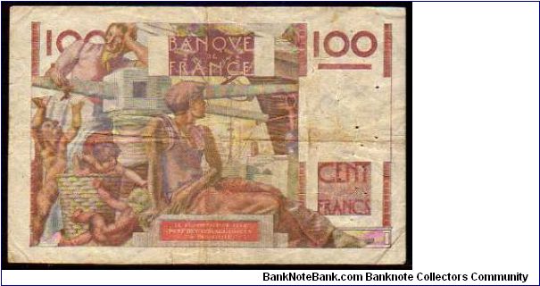 Banknote from France year 1946