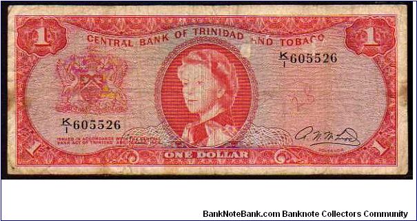 1 Dollar
Pk 26b Banknote